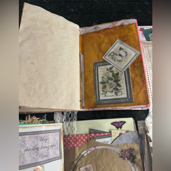 4 Pcs Bound Junk Journal Signatures Handcrafted Unique One of a Kind - Picture 4 of 14